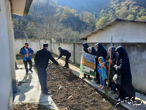 برگزاری کارگاه آموزشی کشت سبزی و صیفی‌جات ارگانیک در روستای مرزبن