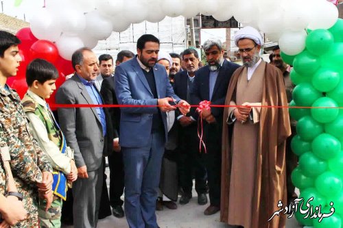 دومین چمن مصنوعی مدارس آزادشهر افتتاح شد