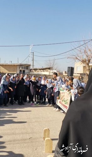 برگزاری مسابقه ورزشی در خلال پیاده روی روستای پشمک