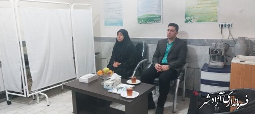 بازدیدرییس اداره فرهنگ وارشاد اسلامی شهرستان آزادشهر از مرکز ترک اعتیاد رو به فردا 