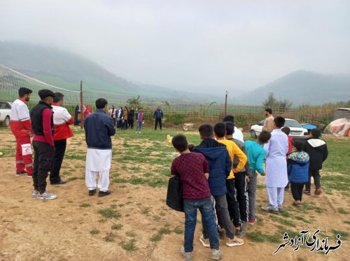 مسابقه ورزشی آقایان و بانوان در جشنواره روستای فاضل آباد