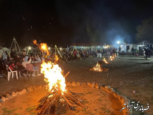 برگزاری جشن باستانی چهارشنبه سوری در مزرعه گردشگری سبزینه گلستان