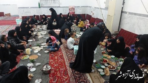 شب دوم مراسم مناجات و توسل دانش‌آموزان دبیرستان مهرآفرینان ادب روستای فاضل آباد