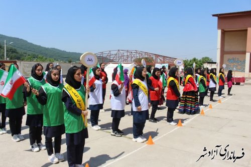 آیین افتتاح استانی برنامه فرهنگی ورزشی دختران آفتاب ایران