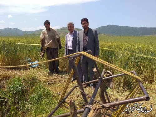 مرمت و بازسازی قنات با تعداد ۲۱ حلقه چاه در روستای مرزبن آزادشهر