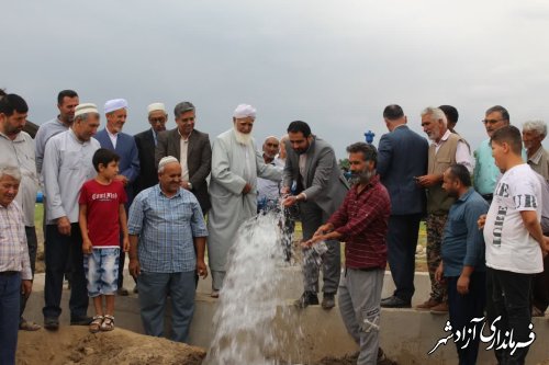 پس از ۳ سال مشکلات آب شرب در روستای قورچای مرتفع شد