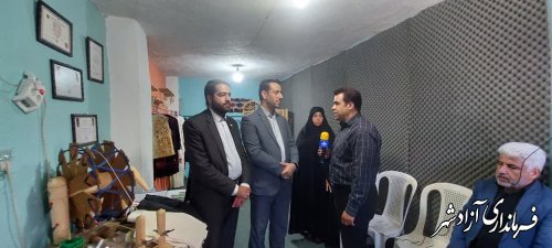 به مناسبت هفته دولت انجام  شد؛ افتتاح اولین موسسه مد و لباس ایرانی اسلامی در آزادشهر