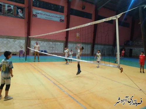 مسابقه والیبال نونهال،نوجوانان در هفته دولت