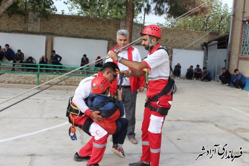 زنگ پدافند غیرعامل در شهرستان آزادشهر نواخته شد