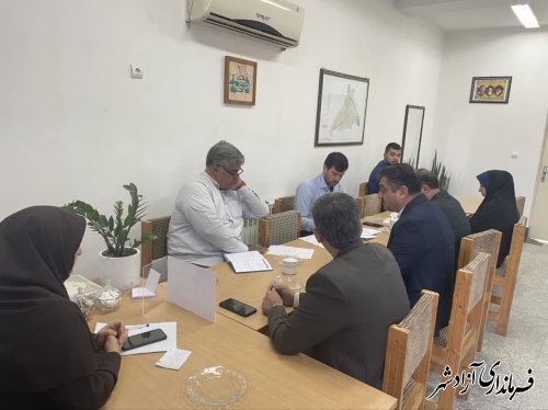 جلسه کمیته توسعه روستایی شهرستان آزادشهر برگزار شد