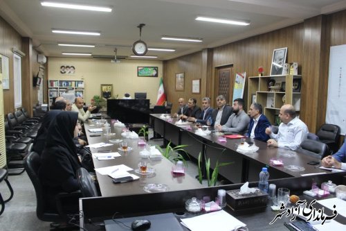 جلسه کمیته مناسب سازی شهرستان آزادشهر برگزار شد