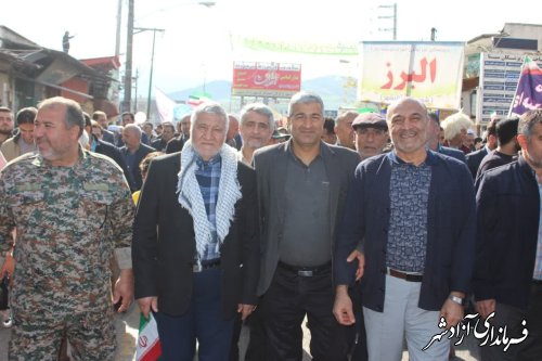 گزارش تصویری || مراسم راهپیمایی 22بهمن ماه شهرستان آزادشهر