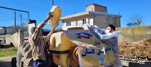اردوی جهادی دامپزشکی شهرستان آزادشهر در ششمین و هفتمین روز از دهه فجر