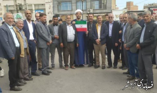 حمایت آزادشهری ها از پاسخ مقتدرانه سپاه به رژیم اشغالگر قدس
