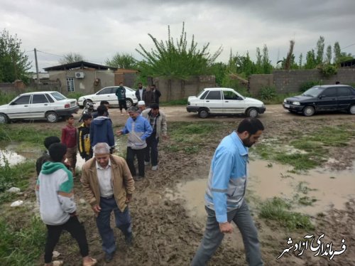سیلاب هزار و ۳۰۰ میلیارد ریال به آزادشهر و رامیان خسارت زد