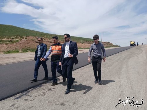گزارش تصویری|| 13کیلومتر جاده آزادشهر به شاهرود آسفالت شد