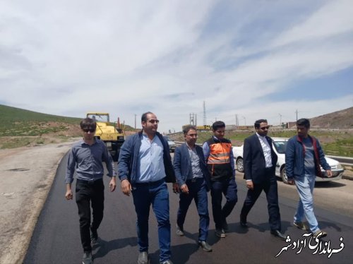 گزارش تصویری|| 13کیلومتر جاده آزادشهر به شاهرود آسفالت شد